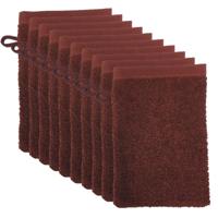 The One Washandjes Bruin - 10 stuks - thumbnail