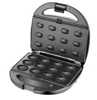 Adler AD 3040 sandwich maker 1200 W Zwart, Grijs - thumbnail