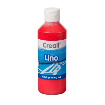 Creall lino blockprintverf lichtrood, 250ml
