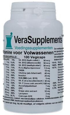 VeraSupplements Super Multi Volwassenen Capsules VeraSupplements Super Multi Volwassenen Capsules