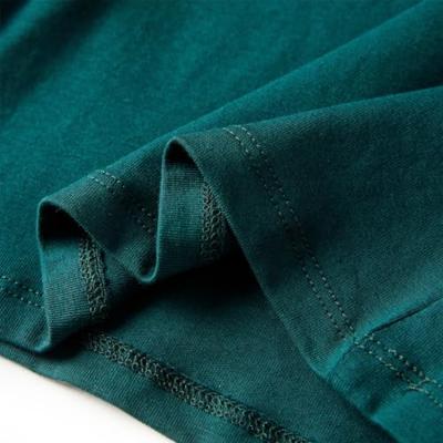 Kindershirt met lange mouwen hertenprint 104 donkergroen Kindershirt met lange mouwen hertenprint 104 donkergroen