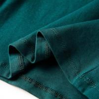 Kindershirt met lange mouwen hertenprint 92 donkergroen - thumbnail