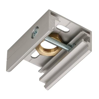 Eutrac 145734 230V-railsysteemcomponenten Railadapter SLV Zilver-grijs Eutrac 145734 230V-railsysteemcomponenten Railadapter SLV Zilver-grijs