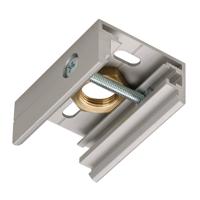 Eutrac 145734 230V-railsysteemcomponenten Railadapter SLV Zilver-grijs - thumbnail