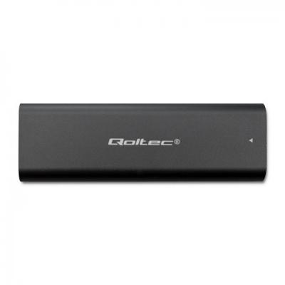 Qoltec 50311 behuizing voor opslagstations SDD-behuizing Zwart M.2 - thumbnail