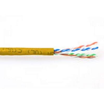Patchkabel CAT6 UTP soepel rol 305M geel