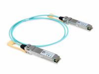 LevelOne AOC-0502 Netwerk-transceiver-module vezellook 103100 Mbit/s QSFP28 Active Optical 2 meter/aqua-zilver - thumbnail