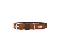 HUNTER Hondenhalsband Wolmar, chocoladebruin/cognac, Maat: 65 - thumbnail