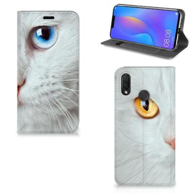 Huawei P Smart Plus | Hoesje maken | Witte Kat