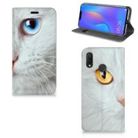 Huawei P Smart Plus | Hoesje maken | Witte Kat - thumbnail