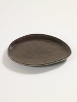 SERAX - Pure - Bord ovaal S 15cm bruin - thumbnail