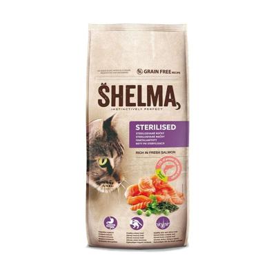 SHELMA Sterilised Salmon - droog kattenvoer - 8kg