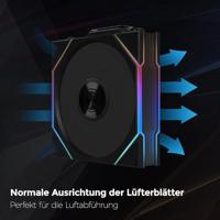 Lian Li UNI FAN TL Wireless Reverse Blade 120mm Black 3-pack - thumbnail