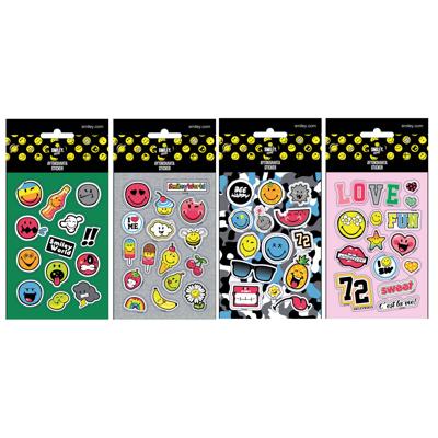 Smiley World Stickers Junior Vinyl 4 Stuks Smiley World Stickers Junior Vinyl 4 Stuks