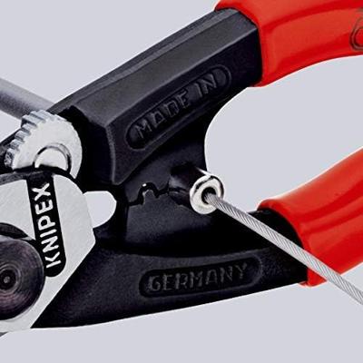 Knipex Staaldraadschaar gepol./comfort TT - 95 62 190 T BK - 9562190TBK