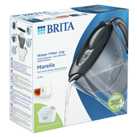 Brita Carafe Filter Marella Graphite (2.4L) omvatte 1 MaxTra Pro All-1 Cartridge - thumbnail