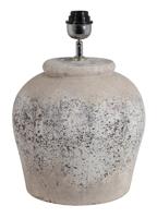 Light & Living Tafellamp 'Etna' Keramiek, 40cm, kleur Antiek Grijs (excl. kap) - thumbnail