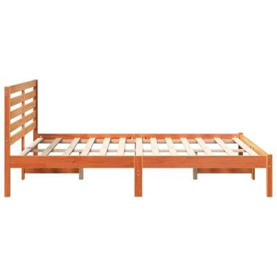 Bedframe Wasbruin 120 x 190 cm Massief grenenhout