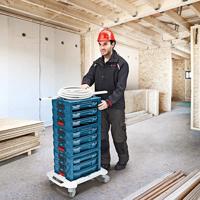 Bosch Professional 1600A001S9 L-BOXX roller Transportroller ABS Laadvermogen (max.): 100 kg 492 mm x 646 mm x 184 mm Aantal rollers 4 - thumbnail