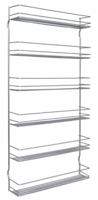 Metaltex Pepito Kruidenrek 6 Etages 36x8x71 cm Zilver - thumbnail