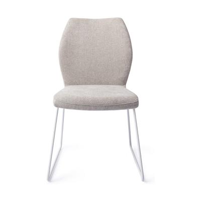 Jesper Home Eetkamerstoel 'Ikata' Slide White, kleur Pretty Plaster