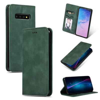 Retro huid voelen Business magnetische horizontale Flip lederen case voor Samsung Galaxy S10?? (Army Green) Retro huid voelen Business magnetische horizontale Flip lederen case voor Samsung Galaxy S10?? (Army Green)