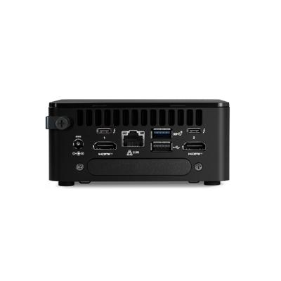 ASUS NUC 13 Pro Tall Kit RNUC13ANHI70003 - Barebone - Mini-PC - 1 x Core i7 1360P - RAM 0 GB - Intel Iris Xe grafische kaart - Bluetooth 5.3, Wi-Fi 6E, 1 GbE, 2,5 GbE - Zwart