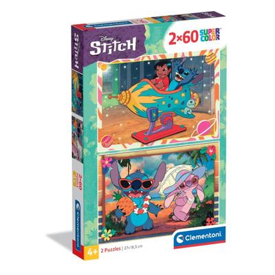 Clementoni puzzel 2x60pcs stitch
