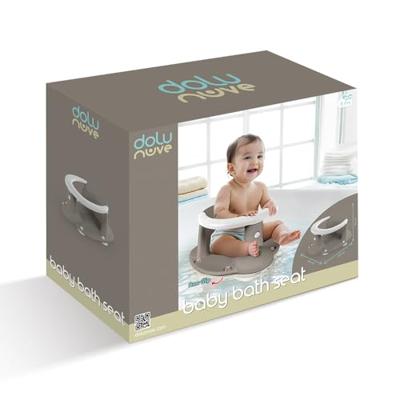 Dolu Baby Badzitje Donkergrijs/Wit