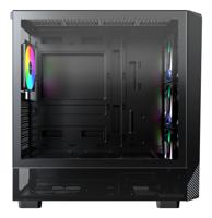MONTECH X5 Midi-tower PC-behuizing, Gaming-behuizing, Behuizing Zwart - thumbnail
