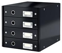 Leitz Click & Store 6049-00-95 Ladebox Zwart DIN A4 Aantal lades: 4 - thumbnail