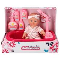 My Beautiful Dollsroom Poppenbadje Met Douchefunctie, Pop en Acc. - thumbnail