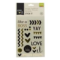 Vaessen Creative • love it epoxy stickers 22st. - thumbnail