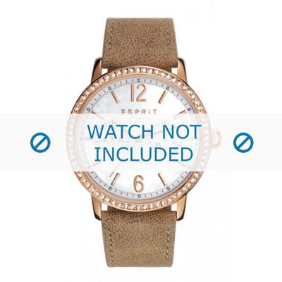 Esprit horlogeband ES108092-006 Leder Lichtbruin + standaard stiksel