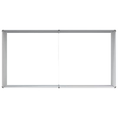 Verhoogde plantenbak 195 x 100 x 68 cm Gegalvaniseerd staal