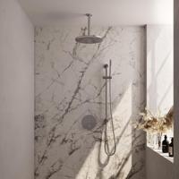 Brauer Chrome Edition Thermostatische Regendoucheset Inbouw - Hoofddouche 30 cm - 3 Weg - Handdouche Rond - Doucheslang - Geintegreerde Glijstang - Chroom - thumbnail