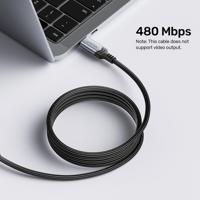 UNITEK KABEL USB-C, 240W, 2M - thumbnail