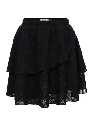 LOOXS Little winter lace rok meisjes - zwart