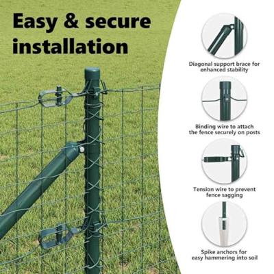 VidaXL Afrasteringspaal 13 pcs groen staal