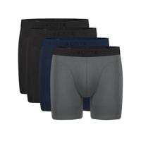 4-Pack Bamboe Heren Long boxershorts - 32389 - Mannen onderbroek met lange pijpjes - Tegen schurende benen - thumbnail