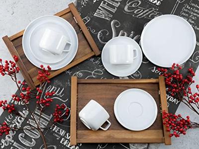 Creatable Serviesset Chef Collection (18-delig koffieservies, Wit)