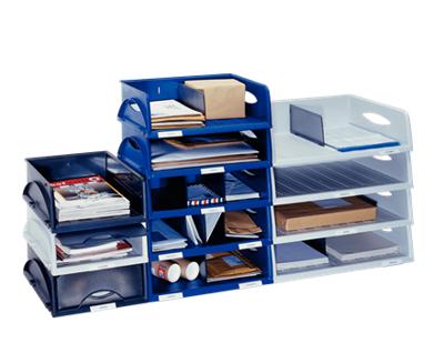 Leitz tussenschot voor Sorty brievenbak, transparant, pak van 2 stuks