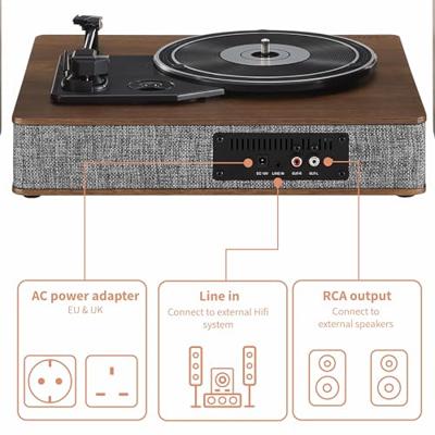 Crosley Aria Draaitafel Grijs
