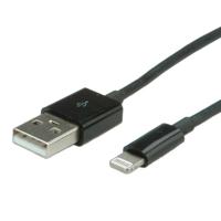 VALUE USB 2.0-synchronisatie- en oplaadkabel met 8pin-connector, 1 m - thumbnail