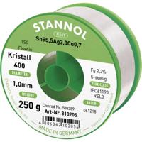 Stannol Ecology TS Soldeertin, loodvrij Spoel Sn95,5Ag3,8Cu0,7 REL0 250 g 1 mm - thumbnail