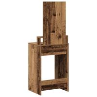 Kaptafel met lade Oud Hout 50 x 41 x 140 cm Bewerkt hout - thumbnail