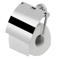 Geesa Nemox Toiletrolhouder met klep Chroom 916508-02 - thumbnail