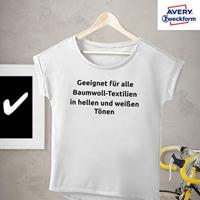 Avery-Zweckform My Design T-Shirt MD1001 Inkjet-textielfolie DIN A4 Voor licht textiel, Geoptimaliseerd voor inkjet 5 vellen - thumbnail
