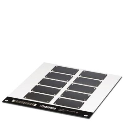 Phoenix Contact 0831628 LS-EMSP-AL (50X30) BK Apparaatmarkering Montagemethode: Schroeven, Nieten Markeringsvlak: 29.80 x 59.70 mm Zwart Aantal markeringen: 10 Phoenix Contact 0831628 LS-EMSP-AL (50X30) BK Apparaatmarkering Montagemethode: Schroeven, Nieten Markeringsvlak: 29.80 x 59.70 mm Zwart Aantal markeringen: 10