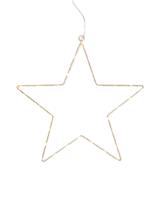 HEMA Ster 28.5x28cm met 30 LED lampjes (wit) - thumbnail